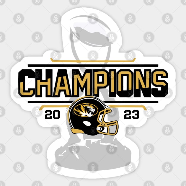 Missouri Tigers 2023 Cotton Bowl Champions Locker Room Sticker by vintage-corner